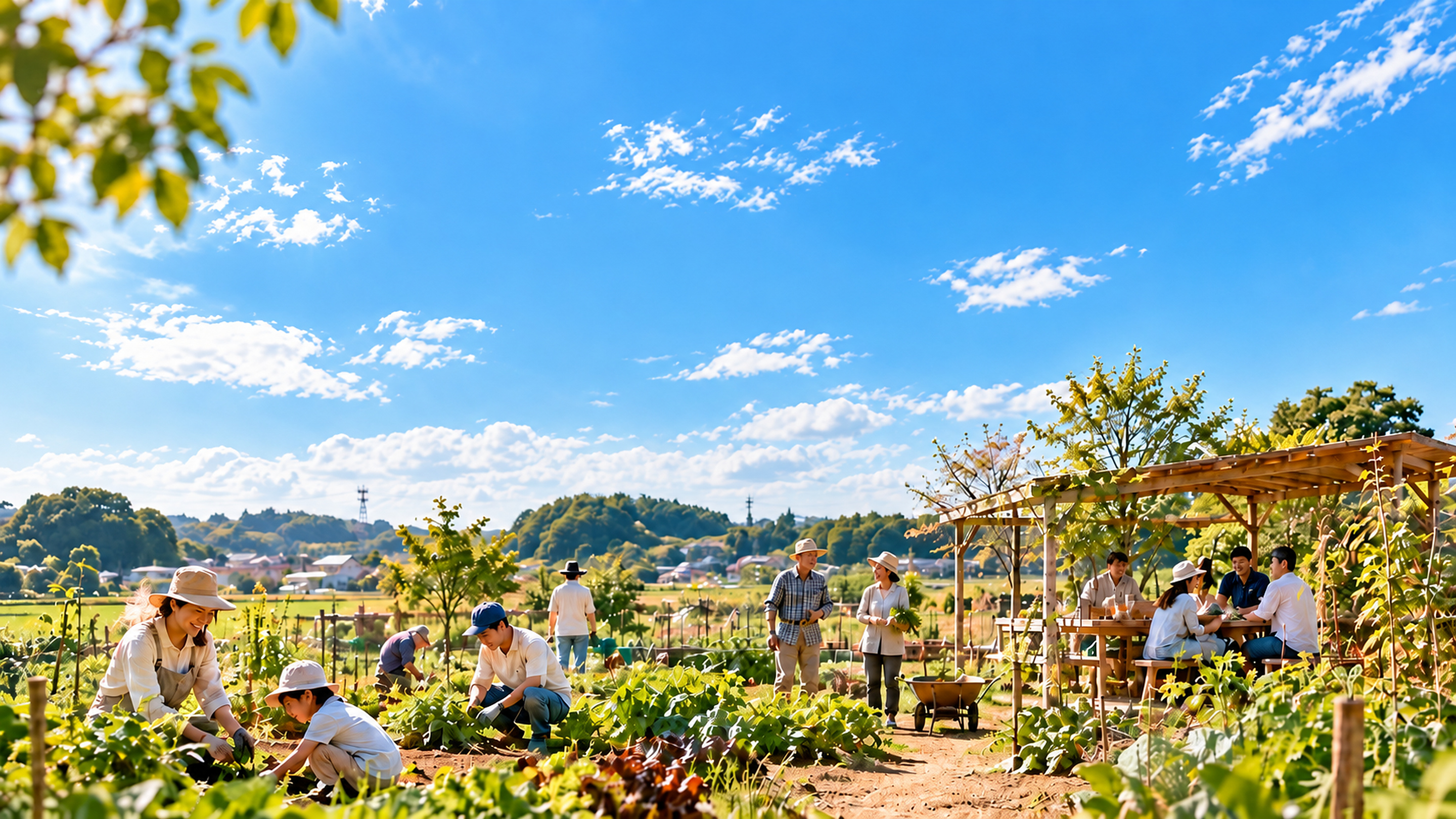 八千代市 くくりファームの風景